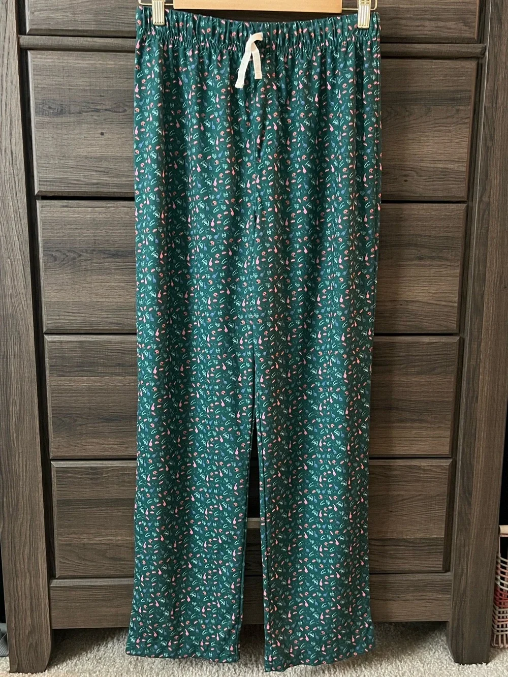 Vineyard Vines Teal Floral Kids Pajama Bottoms